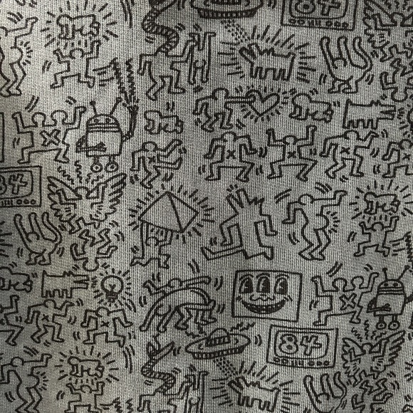 Keith Haring All Over Print Hoodie - Picture 2 of 5